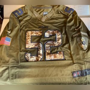 Nike (Authentic) onfield K. MACK “Support the troops” jersey! Size:XXL